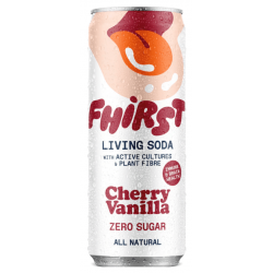 Fhirst Living Soda - Cherry & Vanilla 12 x 330ml